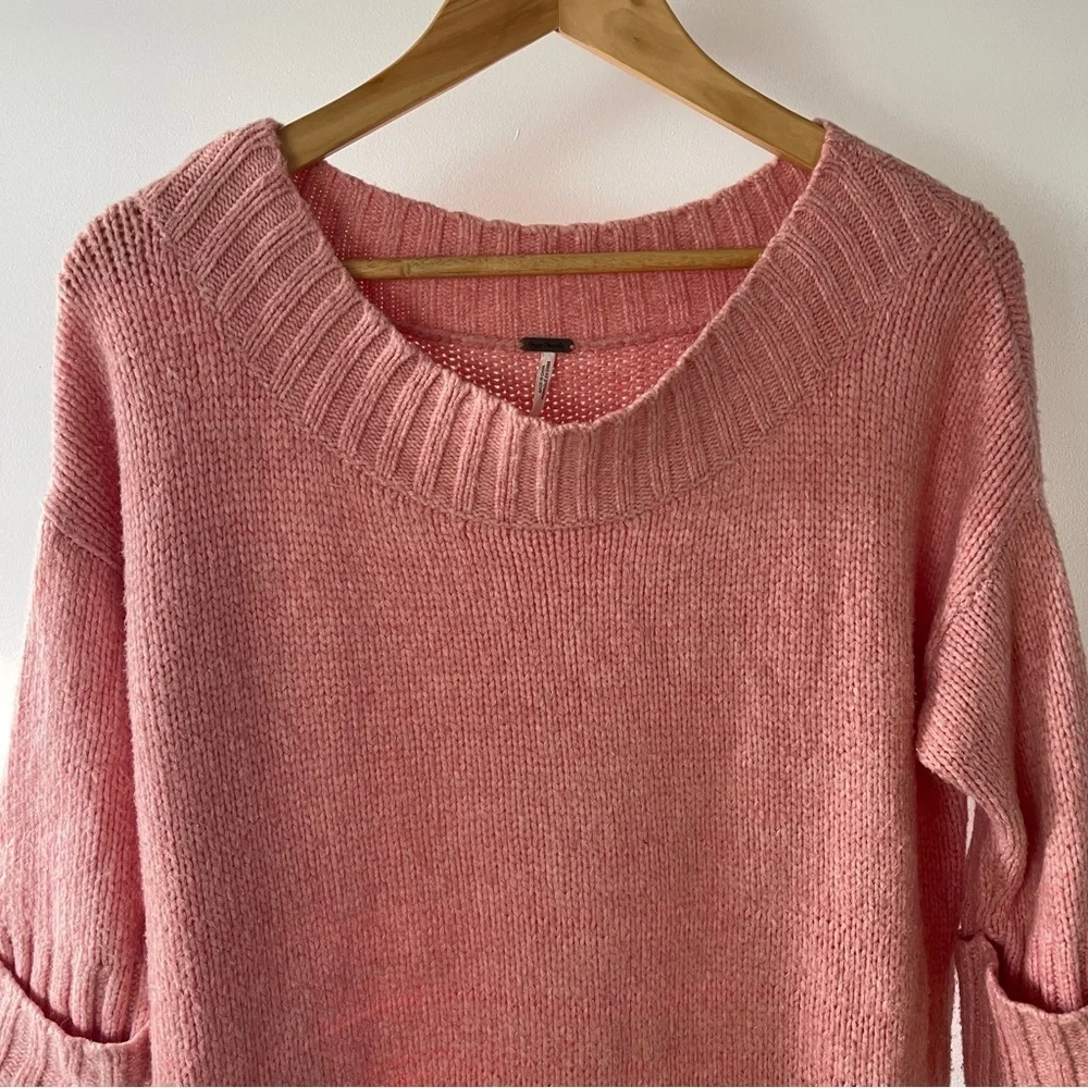 Free People Blush Knit Pullover